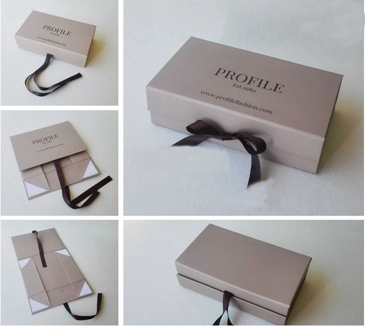 Custom luxury magnet flap clothing shoes paper box foldable magnetic closure gift boxes (1)
